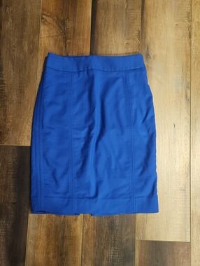 White House Black Market Cobalt Blue Pencil Skirt